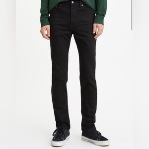 Signature Levi Strauss Mid-rise Skinny Jeans Black